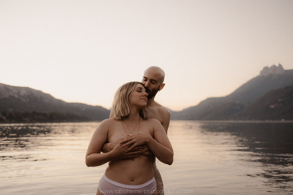 shooting couple lac d'Annecy