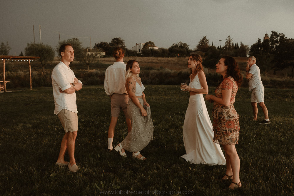 mariage d'ete sous l'orage italie